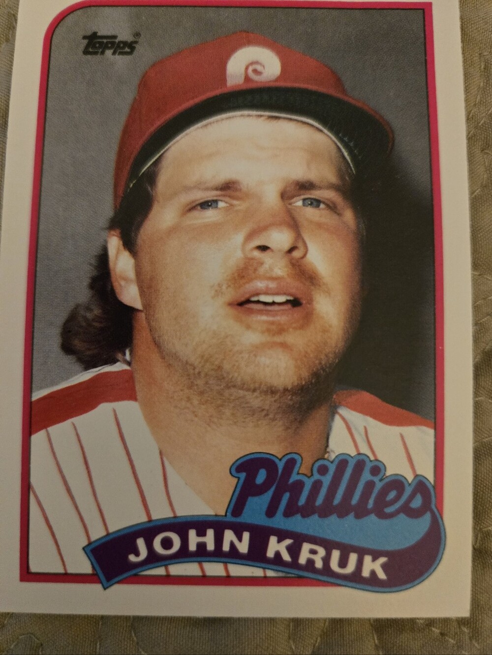 John Kruk 1989 Baseball Card